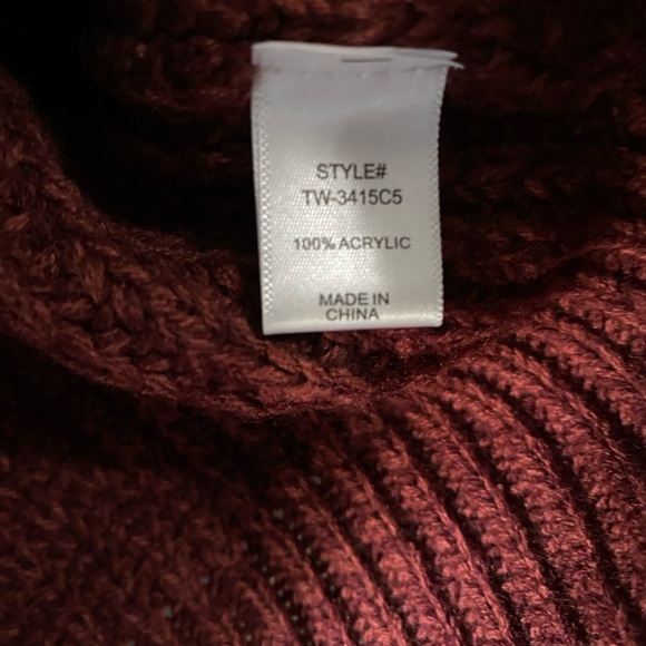 Zenana knit sweater. Size large - Picture 6 of 6